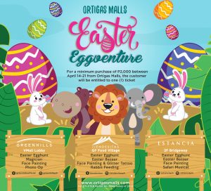 Easter Eggventure at Ortigas Malls!