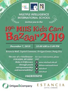 MIIS Kids Can! Bazaar 2019