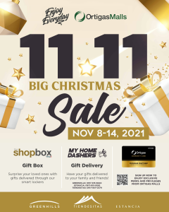 Ortigas Malls 11.11 Christmas Sale!