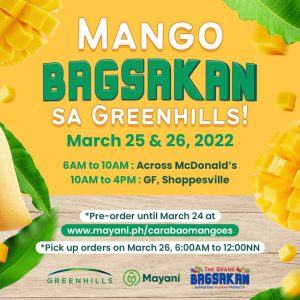 Mango Bagsakan at Greenhills Mall!