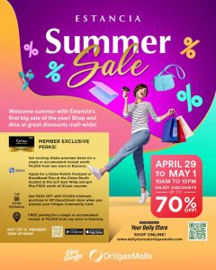 Summer Sale at Estancia Mall!