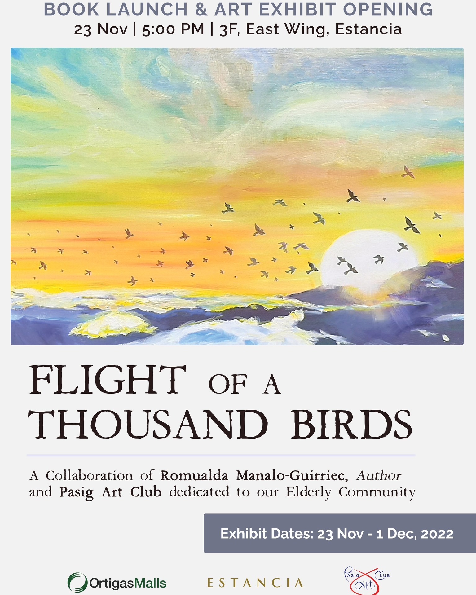 Flight of A Thousand Birds Book Launch & Exhibit Opening