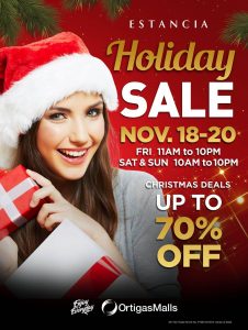 Estancia 3-Day Christmas Sale
